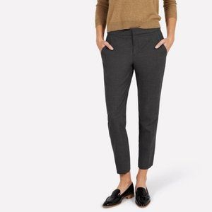 Everlane Gray Wool Crop Work Pants Skinny